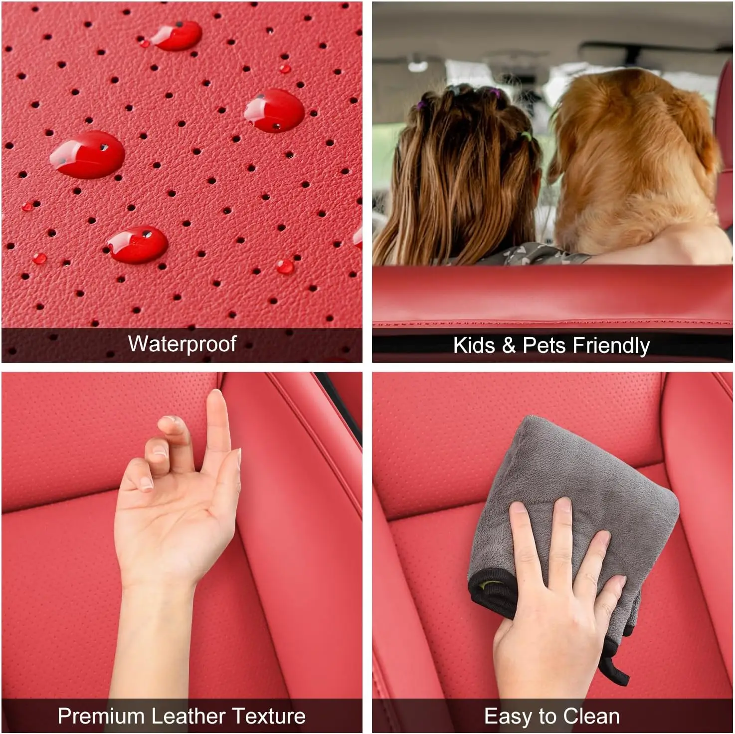 For Tesla Model 3 Highland Y Juniper Custom Fit Car Seat Cover Interior Accessories Full Covered Perforated NAPPA Leather 5