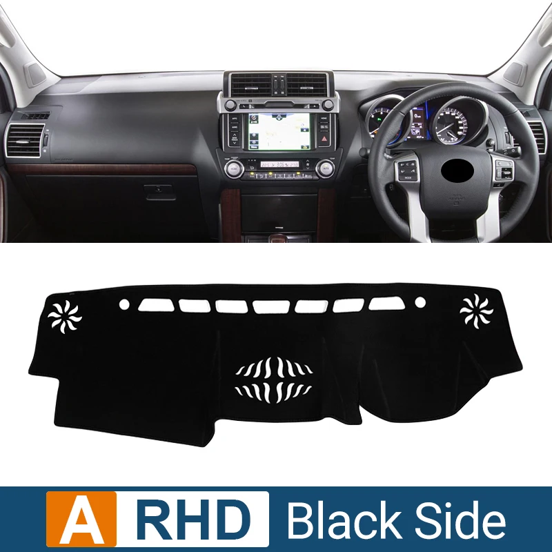 Autozubehör für Toyota Land Cruiser Prado 2010 j150 2010-2015 2015 Armaturen brett Abdeckung vermeiden Licht Pad Teppich