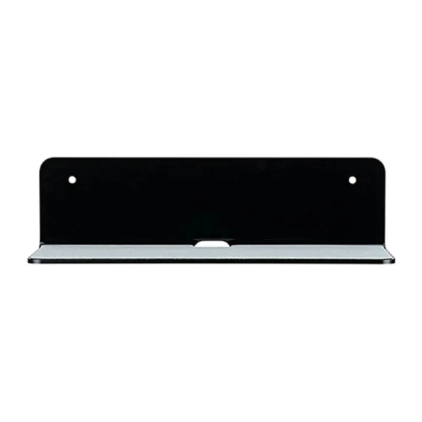 L-Shaped Wall-Mounted Shelf Compact Small Wall Shelf with Cable Notch Space-Saving Slim for Desk Area, Countertop
