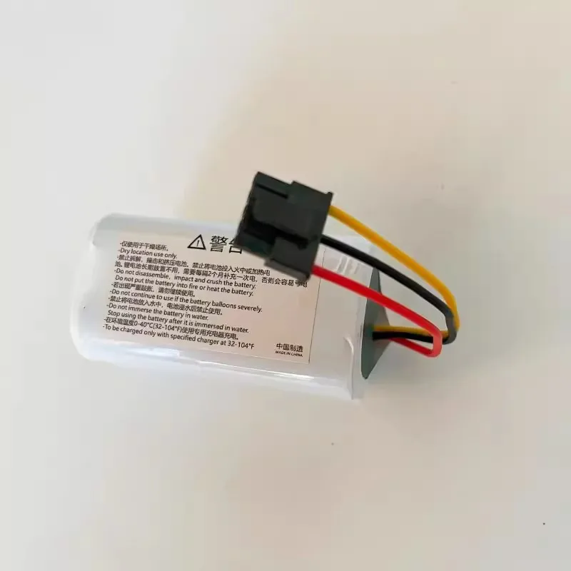 Orijinal E10 pil paketi parçaları için Xiaomi Mijia E10 E12 B112 Robot süpürge parçaları pil aksesuarları değiştirme