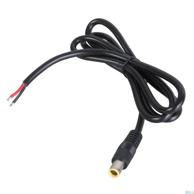 R91A DC7909 Power Pigtail Cable 12V 8mm Male Plugs to Strippe Wire for Solar Energy Systems Laptop Power Supply 30cm/100cm