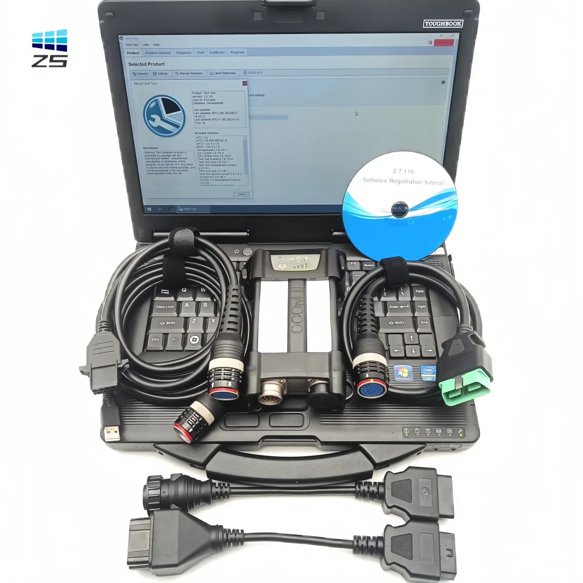 Vocom2 Diagnostic Tool VOCOM 2 88894000 PTT 2.8 Technical Tool For Volvo Truck Bus Excavator Diagnostic Tool, Drive for Volvo 1