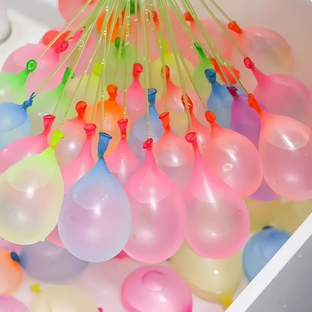 111/555-teiliges Sommer-Wasserballon-Set aus Latex für Pool-, Strand- und Outdoor-Partys, Spaß mit wassergefüllten, aufblasbaren Bällen – Detail 10