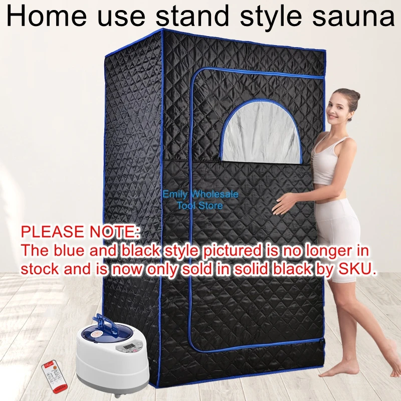 Sweat box home stand model portable full body sauna room fumigator sweat room steam sauna Bath box