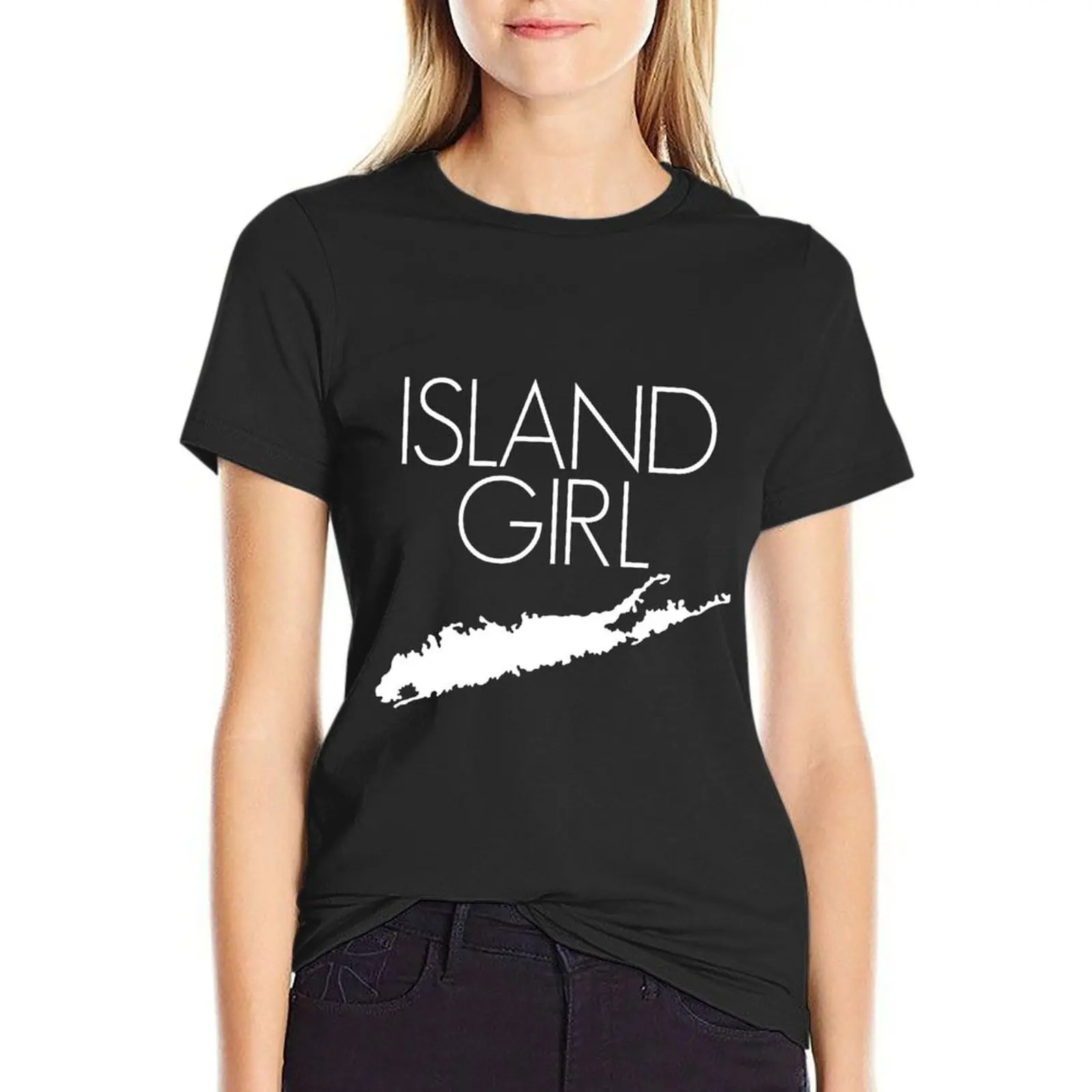 

Island Girl T-Shirt lady clothes shirts graphic tees summer tops hippie clothes Woman clothing