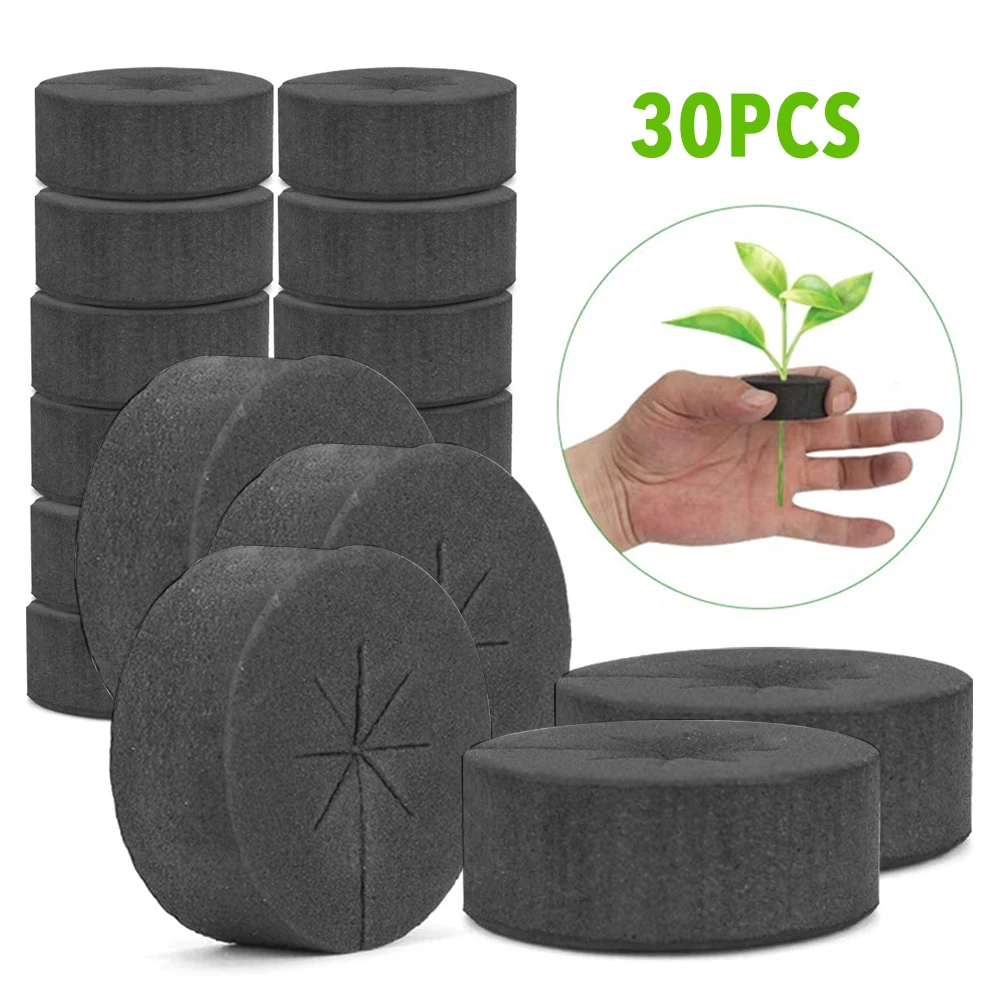 Garden Clone Collars Neoprene Inserts Sponge Block for 2 Inch Net Pots Hydroponics Systems and Cloni