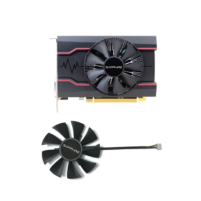 

GA91S2H GA91A2H 4PIN 85MM RX 550 GPU Radiator Fan Replacement for Radeon SAPPHIRE RX550 PULSE Video Graphics Card Cooling