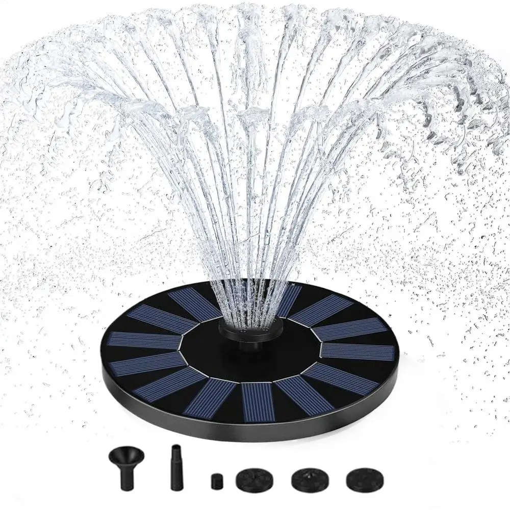 13/16/18cm Solarbetriebene Vogelbad-Springbrunnenpumpe Schwimmender Solar-Wasserbrunnen für Teich und Pool Wasserfallbrunnen Schwimmende Wasserpumpe – Detail 3