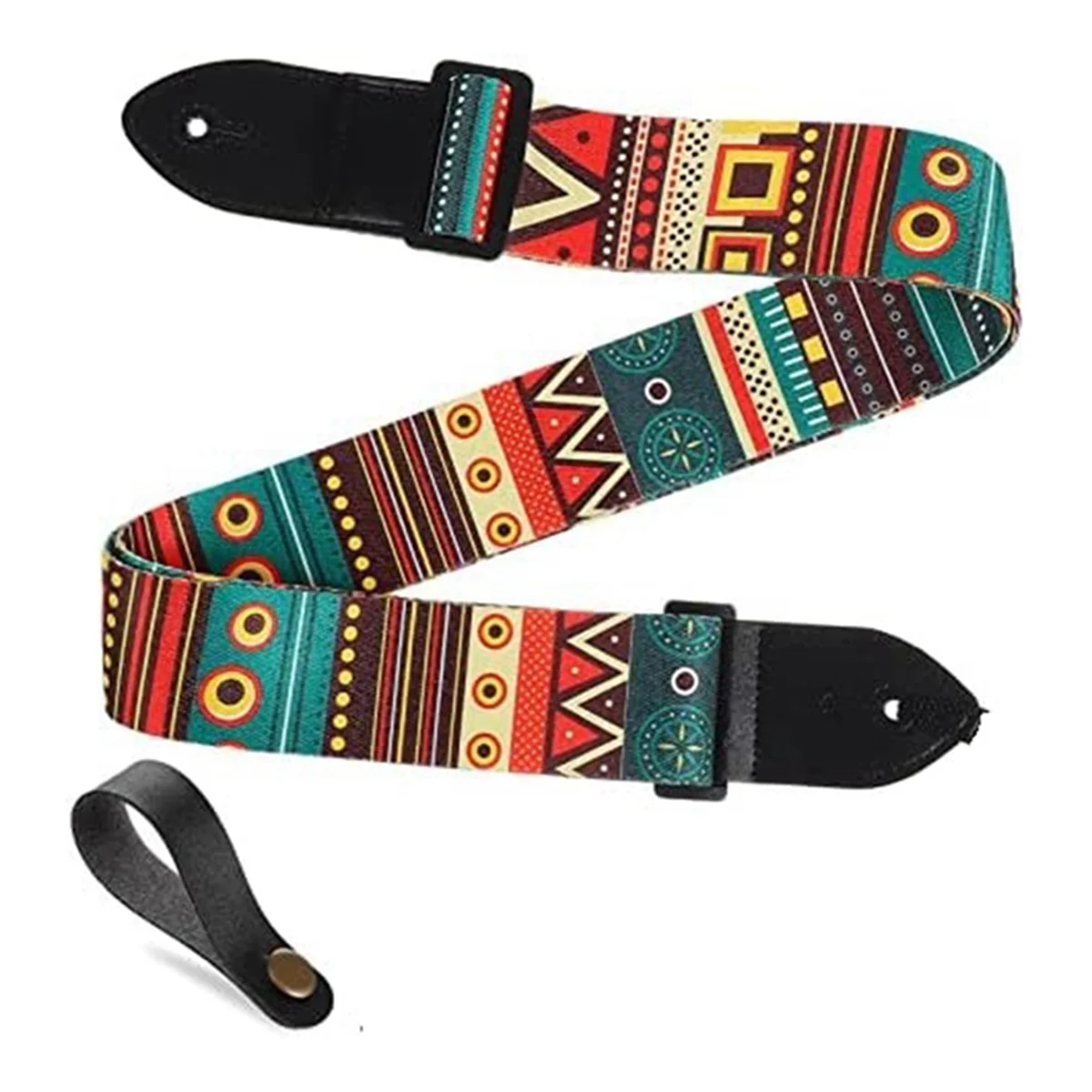 National Style Guitar Strap Acoustic Guitar Electric Guitar Universal Strap Retro Accessories Embroidery Accessories