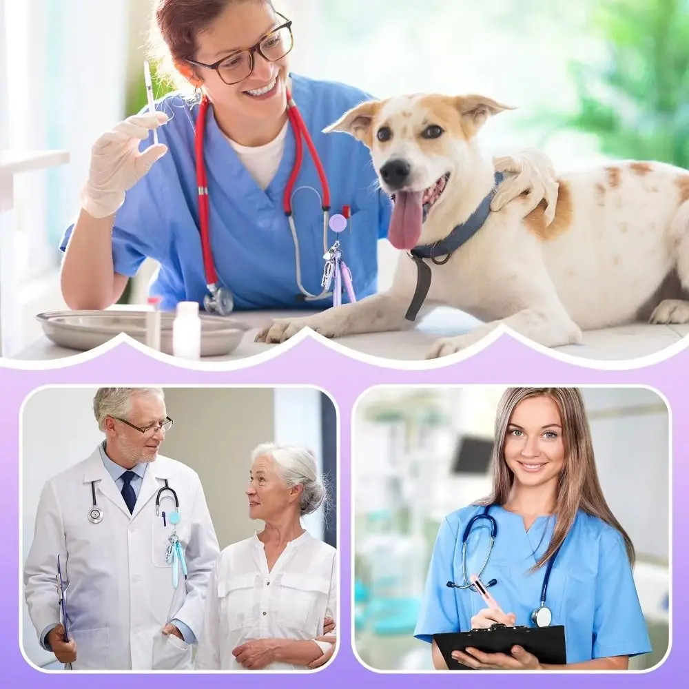 

Зажим с пряжкой, выдвижная ручка для медсестры, держатель для значка, маркер, шариковая ручка для медсестры, многофункциональная легкая шариковая ручка для медсестры