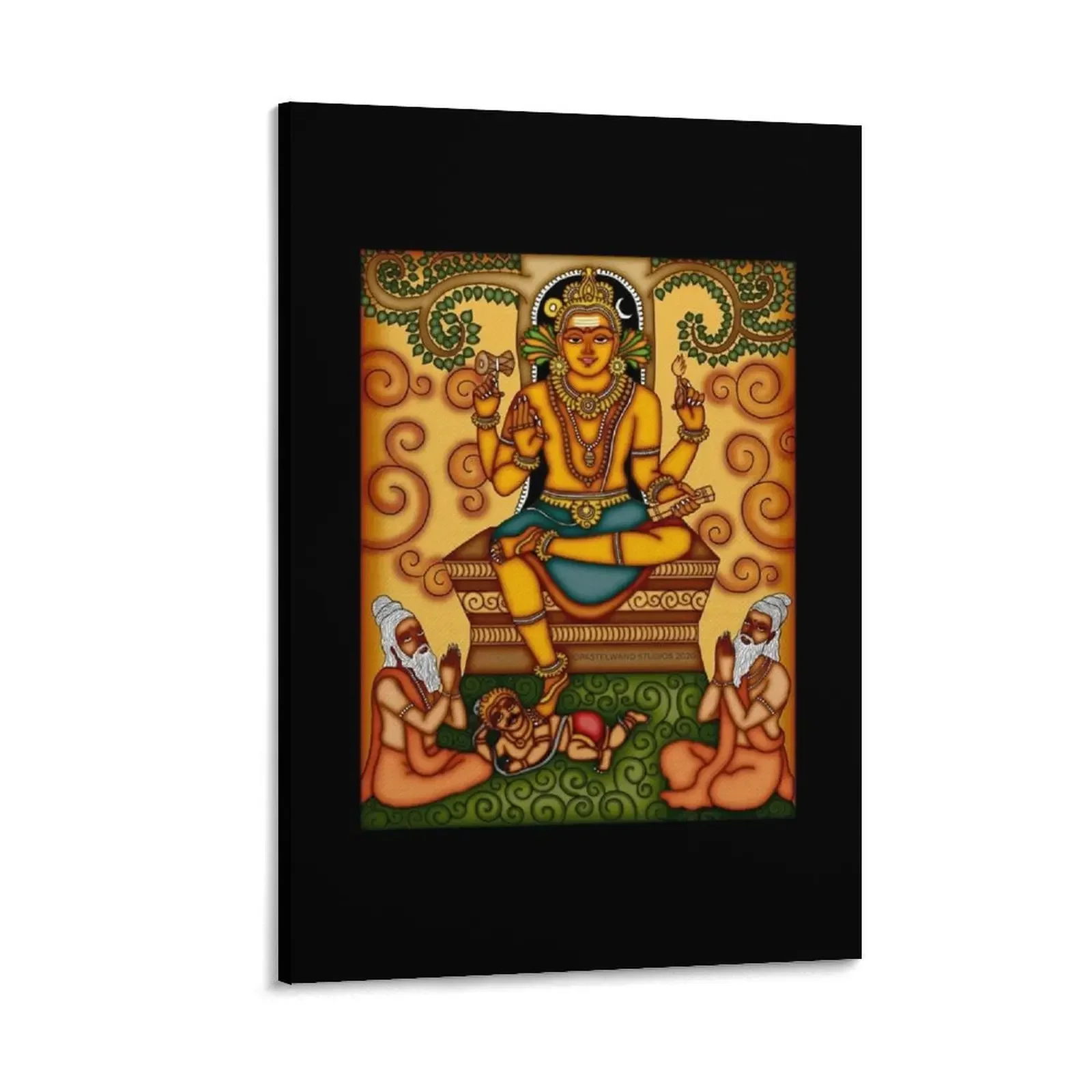 

Dakshinamurthy Canvas Painting Posters on the wall pictures for wall canvas wall decoration