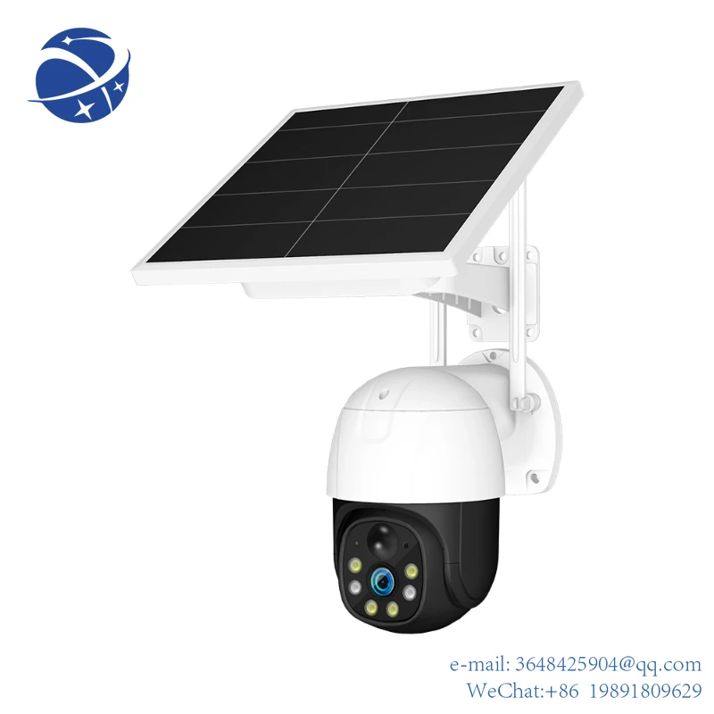 

YYHC2MP Low Power Lcsee PIR Wireless 360 Web PTZ Outdoor 4G Solar Ip Wifi Security Camera System CCTV Network Camera