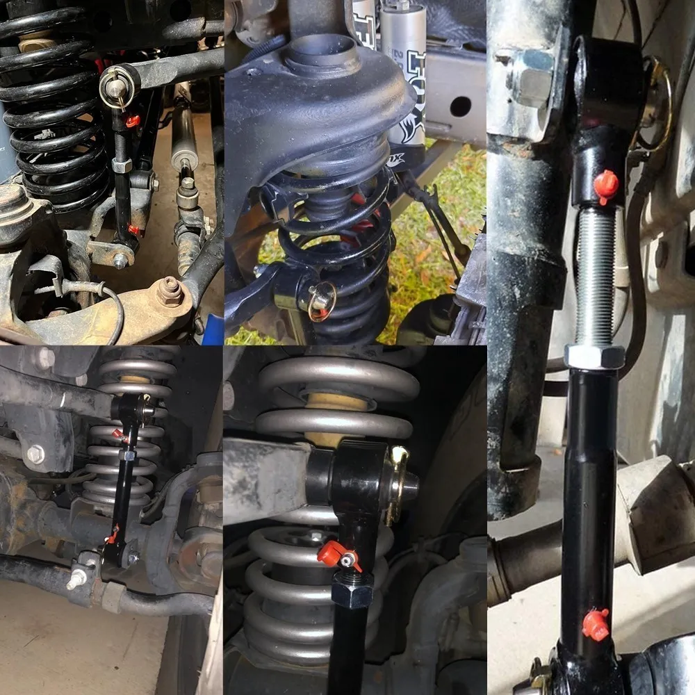 Front Sway Bar Links Disconnects For Jeep Wrangler JK JKS 2/4 Doors 2007-2018 Adjustable Quick Disconnect Parts 2.5-6" Lifts 