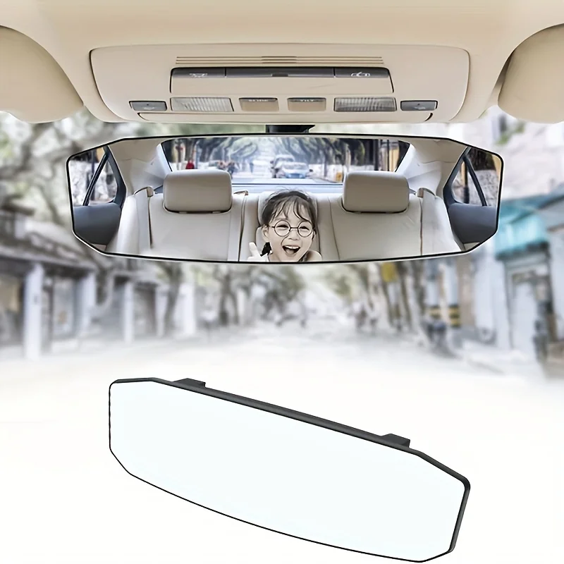 Car rearview mirror, car reversing blind angle visual widening, interior mirror, reflective large field of view auxiliary mirror