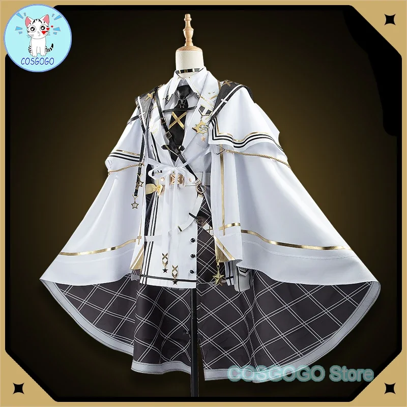 COSGOGO [Customized] NIJISANJI Vtuber Sasaki Saku Cosplay Costume Halloween Outfits Women New Suit Uniform