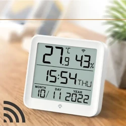 Tuya WIFI Temperature Humidity Sensor Hygrometer Thermometer Smart Home Backlight Support Alexa Google Hygrometer Gauge
