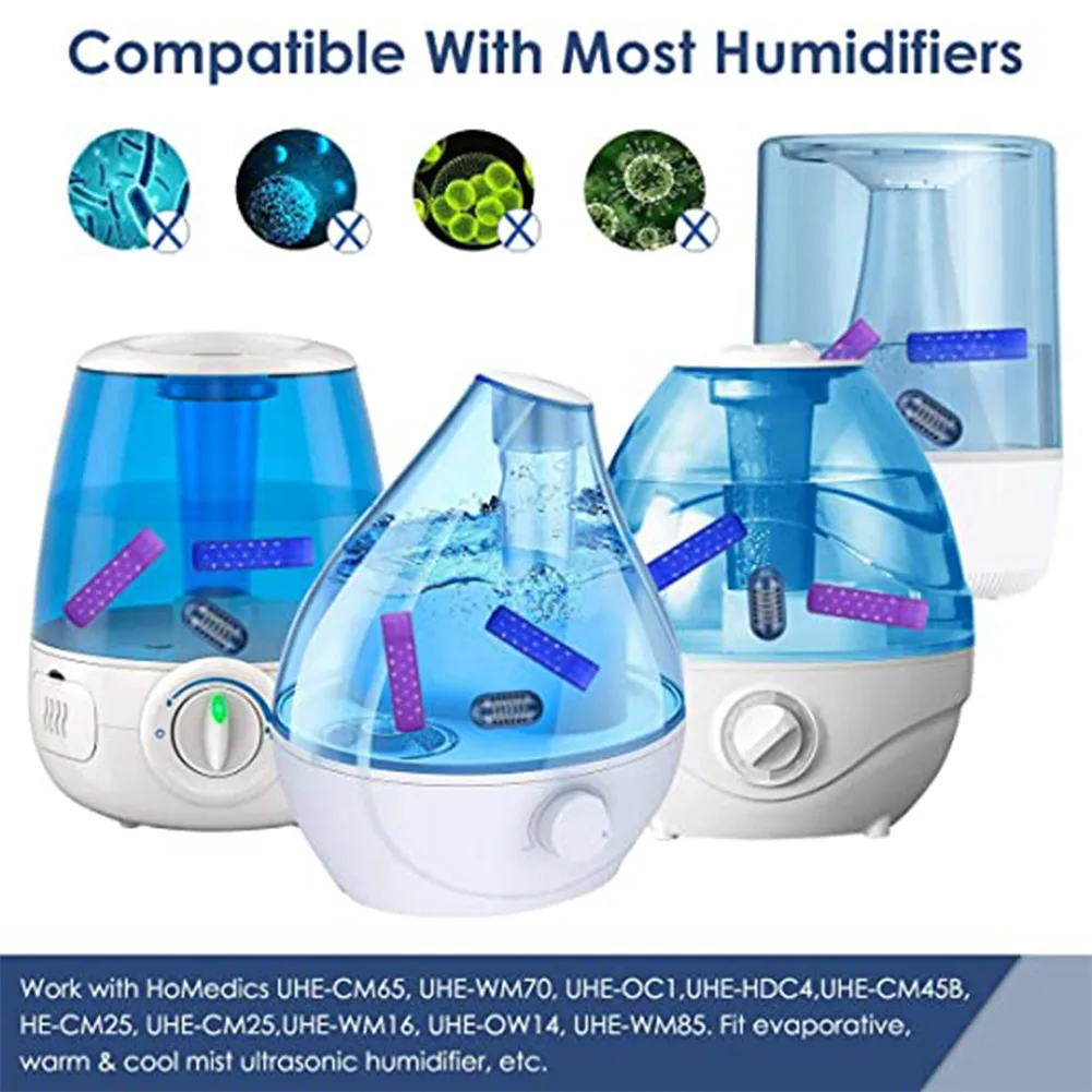 Sale Useful Hot New Humidifier Tank Cleaner Supplies 5Pcs/set Blue/Purple Cleaning Parts For GGHS15 Replacement