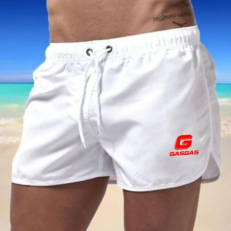 GASGAS-pantalones cortos deportivos de playa para hombre, pantalones ligeros de verano, pantalones de chándal holgados con bolsillo, 2024