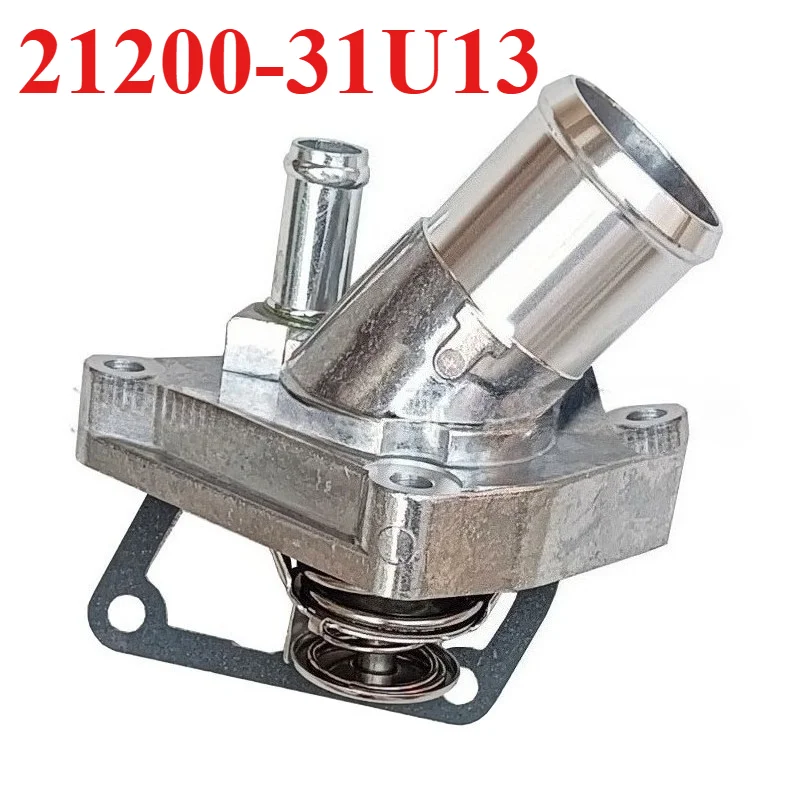 Aluminum Engine Coolant Thermostat Assembly 21200-31U13 13050-31U00,21200-4W010 For NISSAN 350Z CEFIRO RENAULT VAUXHALL OPEL