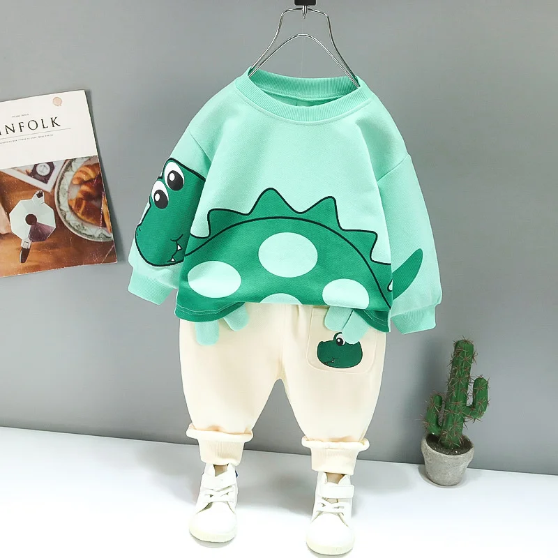 New Spring Autumn Fashion Baby Boys Clothes Children Cute Girls T-Shirt Pants 2Pcs/Sets Toddler Casual Costume Kids Tracksuits