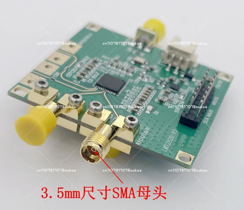 NEW Version LMX2820 5.65-11.3GHz High-power Output Board Low Phase Noise Source Evaluation Board Development Board
