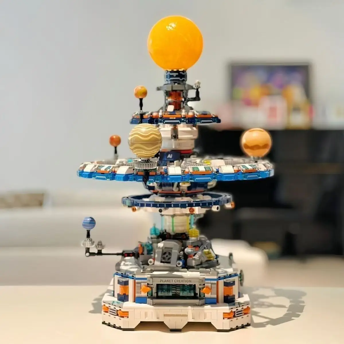 Unfinished Star Creation Plan Assembled Building Blocks Sam Model Solar System Star Orbit Toy Ornament Gift
