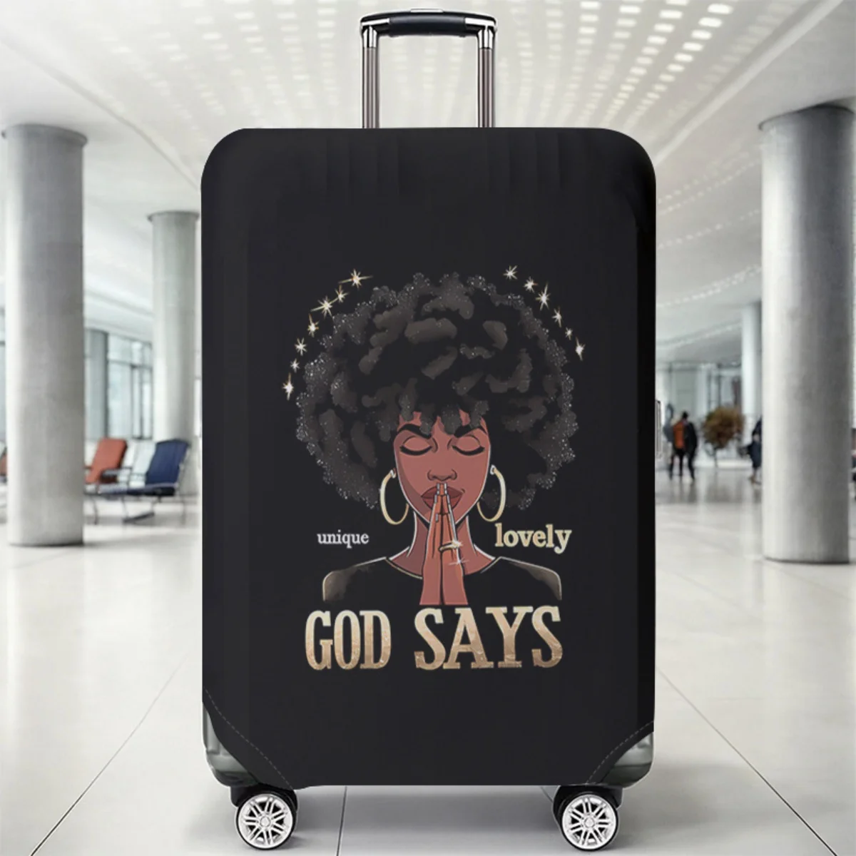 

Animal pattern luggage protection cover, set suitable for 18-32 inch luggage cover, suitcase handle cover, travel accessories