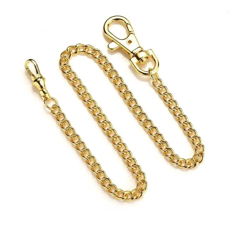 A52E Pocket Watch Chain Double Albert Chain Vintage Pocket Watch Chains for Keys