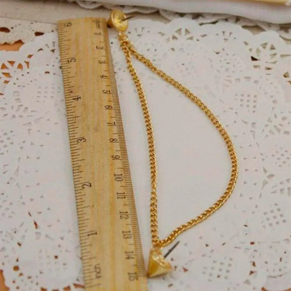 حار القوطية شرابات المجوهرات سلسلة قلادة قمصان مسمار بلوزة سبايك طوق دبوس تلميح بروش