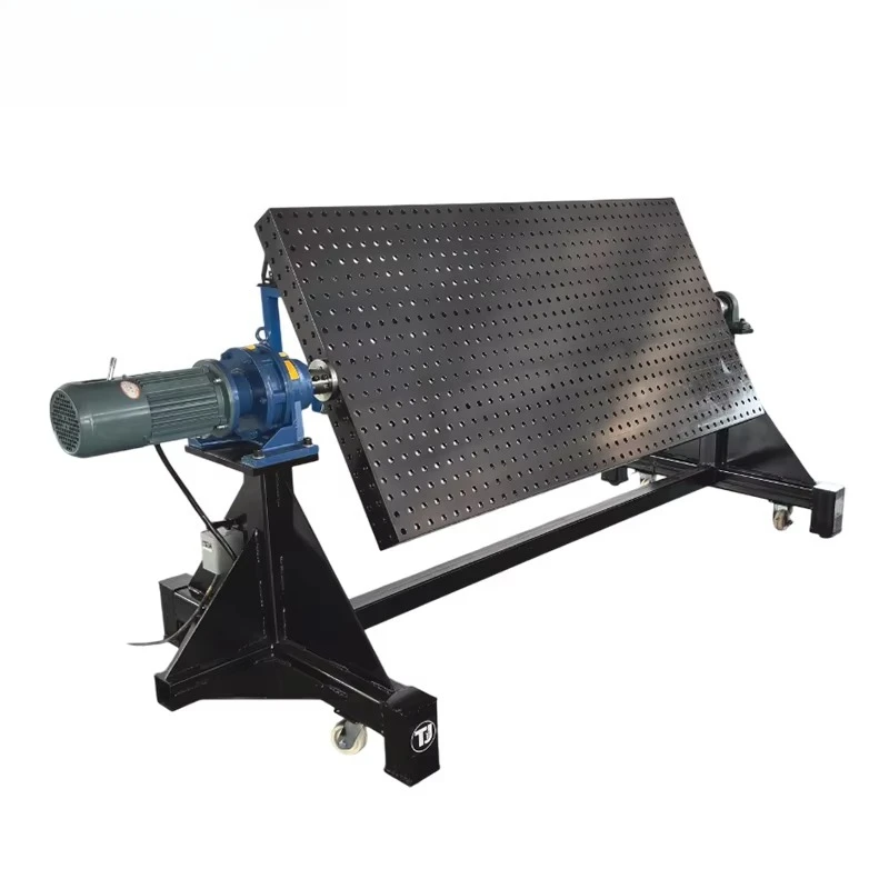 

Universal rotary welding positioner with welding table for manufacturing products