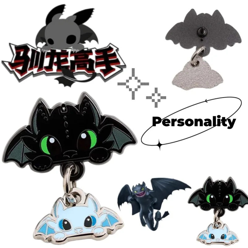 

How to Train Your Dragon Toothless new creative cartoon brooch, high appearance value pin, student festival gift brooch pendant