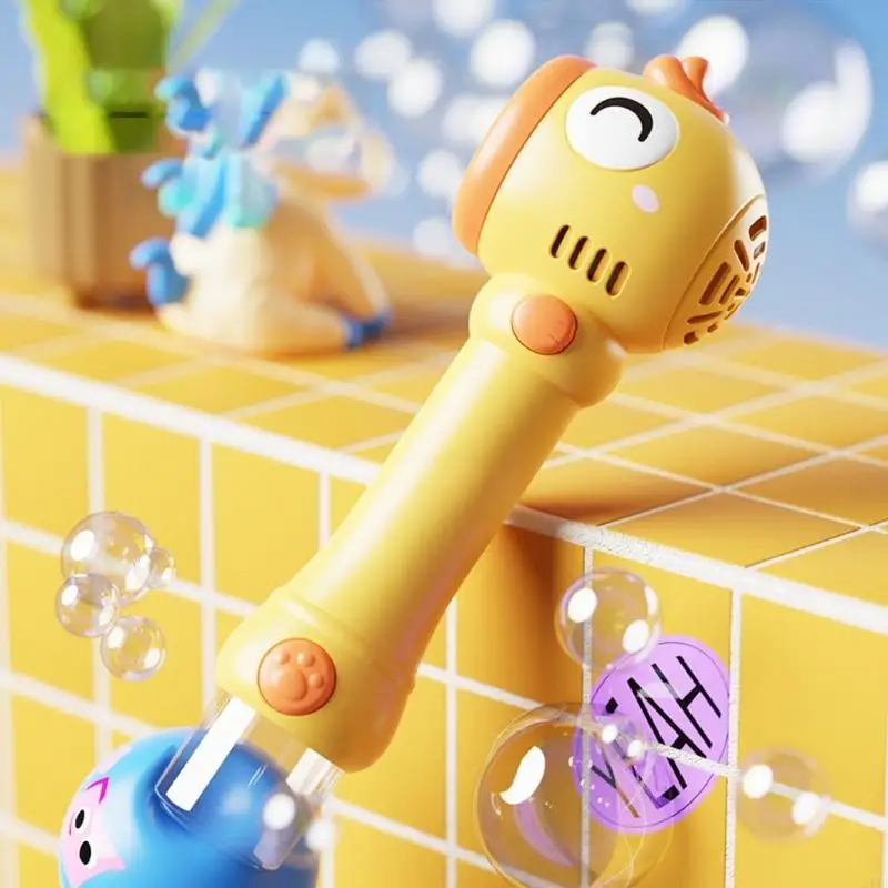 전기 거품 제조기 장난감 24BE를 재생하는 다채로운 거품 장난감 거품 송풍기 어린이