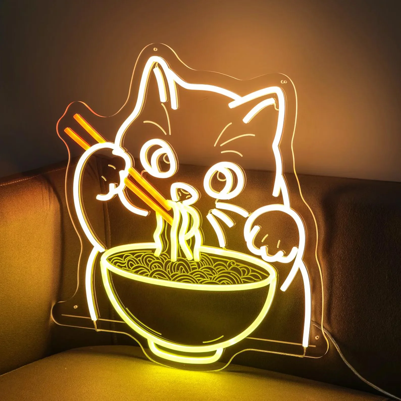 Anime Neon Sign Handmade Cartoon Game Cartoon LED Neon  Neon for Kids Bedroom  Wall Decor Gift for Friends Couples