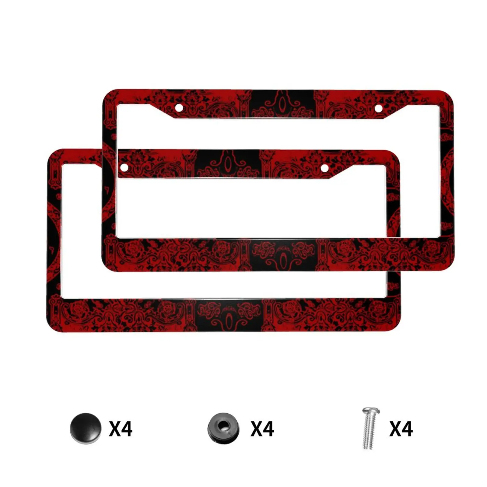 

Держатель номерного знака Sabbatic Goat Baphomet, автомобильный аксессуар, нержавеющие водонепроницаемые автомобильные декоративные рамки для стандартных США