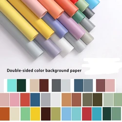 Photography background ins57*87 solid color double-sided thickened background paper gourmet jewelry product mobile phone photo