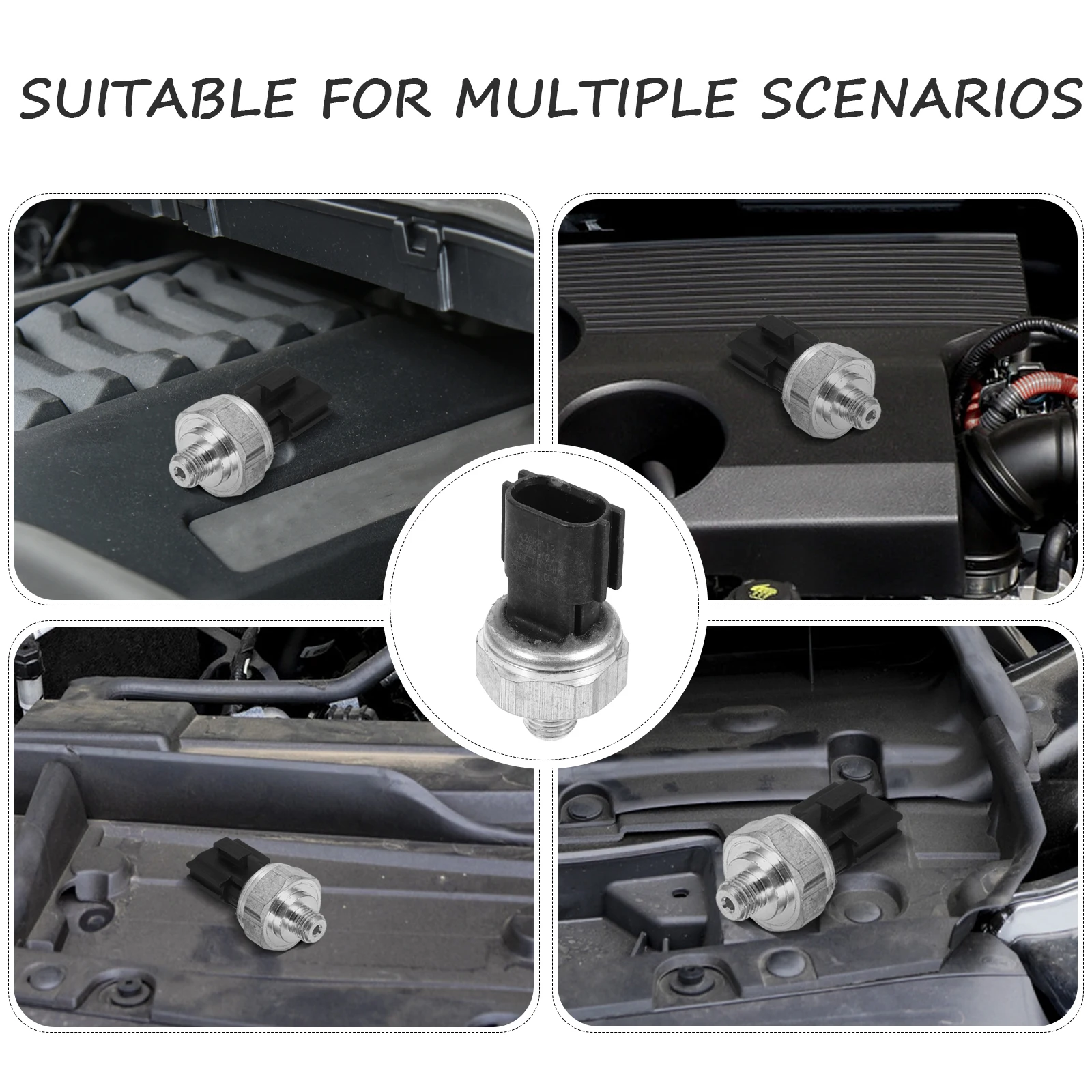 

Oil Pressure Sensor Engine Lubricant Transducer Car Supply Iron Transmitter Accessory Versatile Vehicle Oil Sending Unit Truck