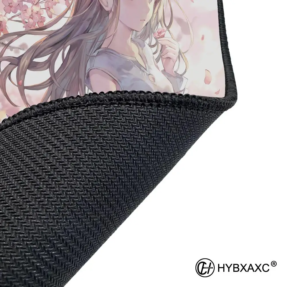 Sakura Girl cartoon Animation Beautiful patternsOffice Computer Desk Mat Table Keyboard Big Mouse Pad Laptop Cushion Nonslip