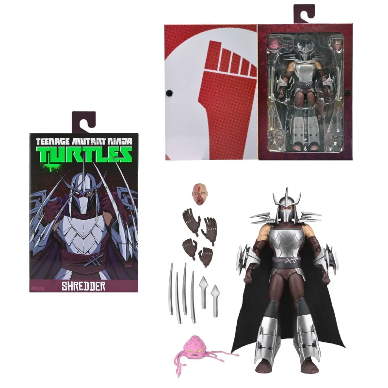 

В наличии: NECA 54568 Teenage Mutant Ninja Turtles Shredder 2012 Version, 7-дюймовая подвижная фигурка-гуманоид, коллекционная модель из мультфильма.