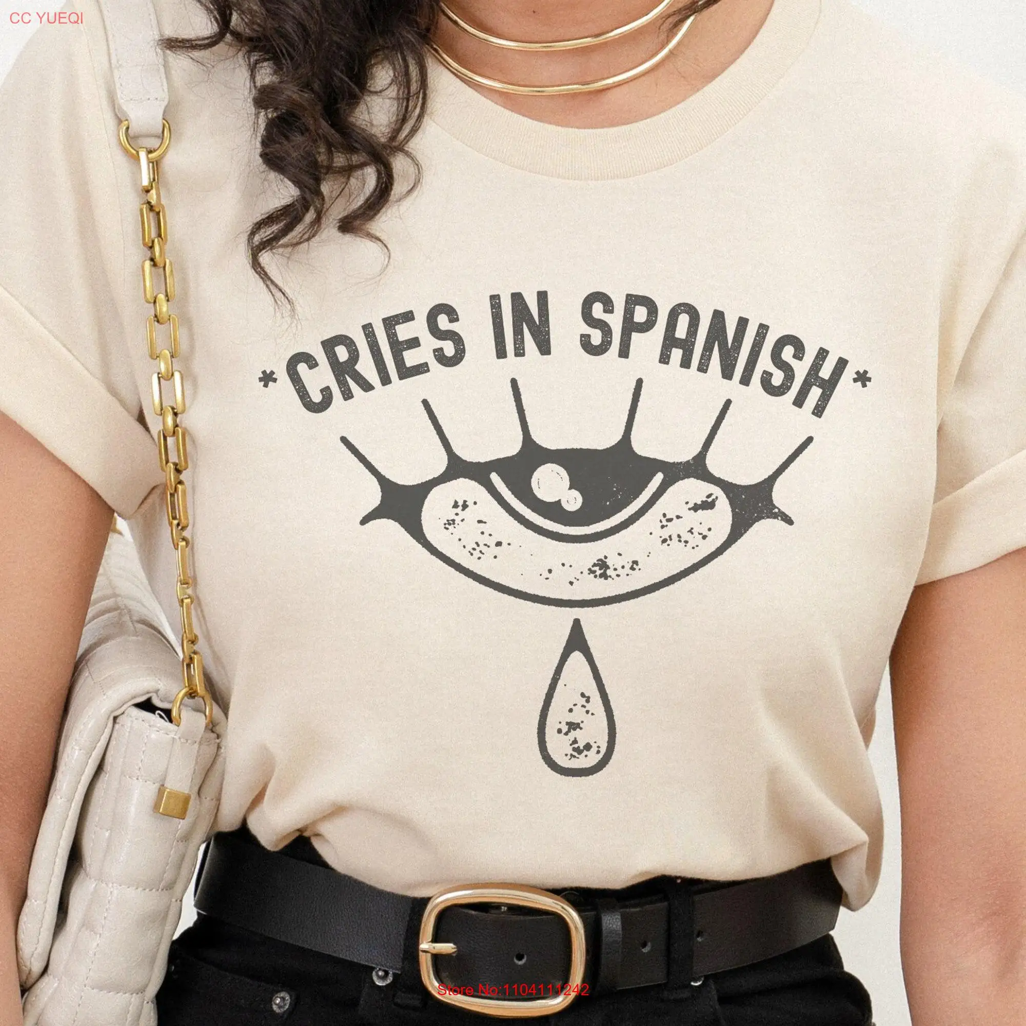 Mexicana T Shirt Funny Spanglish Cries In Spanish Powerful Latina Mexican Pride Chingona latinx Maestra Teacher