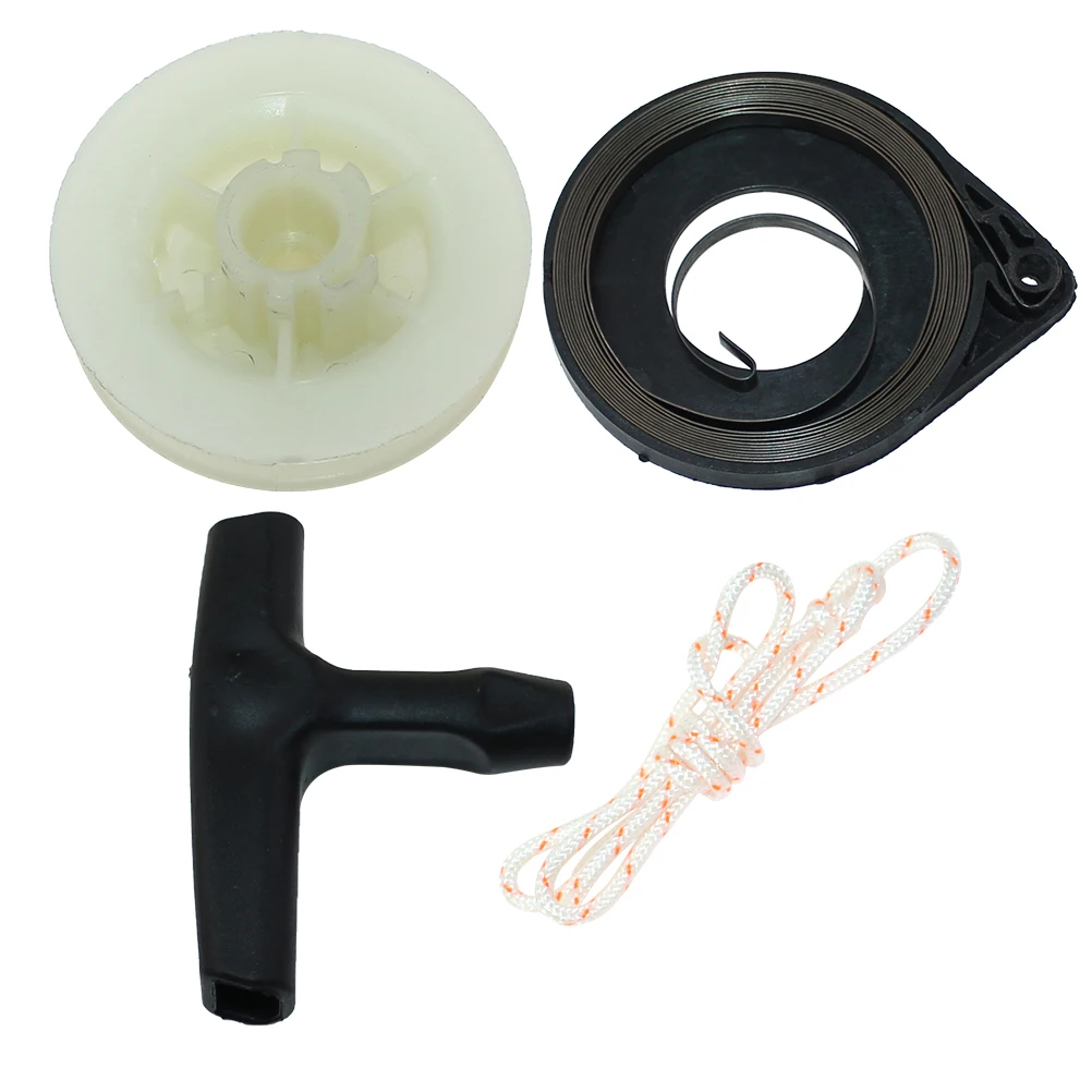 

Recoil Starter Pulley Rope Spring Kit For Efco 137 141S 141SP MT350 MT350S MT3500 MT3500S MT3700 MT3750 MT4100S MT4100SP