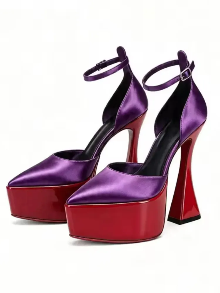 Purple satin