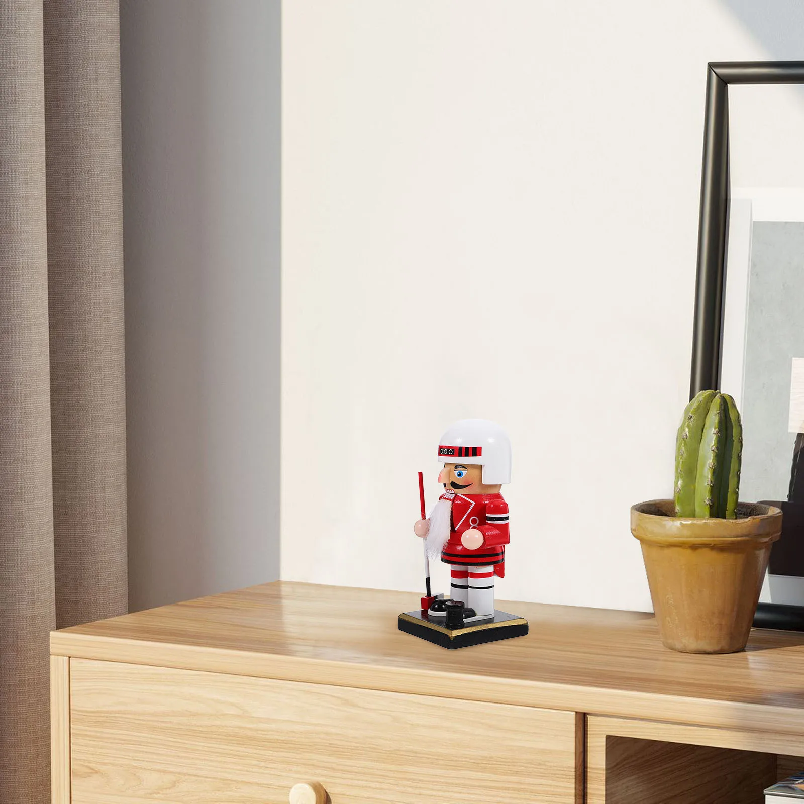 

Sports Nutcracker Decoration Hockey Style Wooden Christmas Table Centerpiece Xmas Nutcracker Decor Nutcrackers