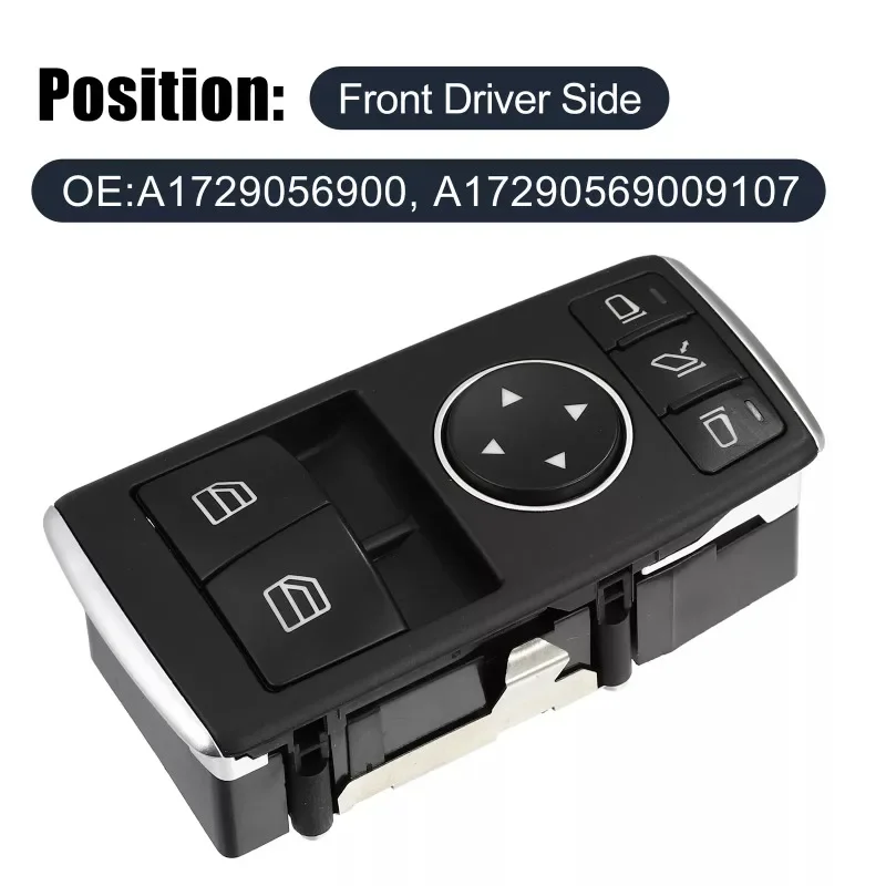 Electric Power Window Switch For Mercedes-benz R231 Sl C204 C250 C350 C63 AMG 1729056800 1729056900 A1729056800 A1729056900