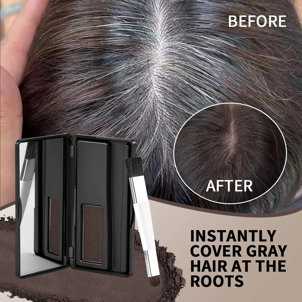 Lakerain Hair Root Covering Decoration Precise Application Hair Root Hairline Long Lasting Waterproof Natural Covers White Hairs