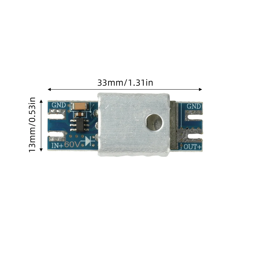 DC 3,5-60V DC 4-90V Ideales Diodenmodul für Solarsysteme 20A Rücklaufschutz Niedriger Spannungsabfall Kühlkörper Inklusive – Detail 14