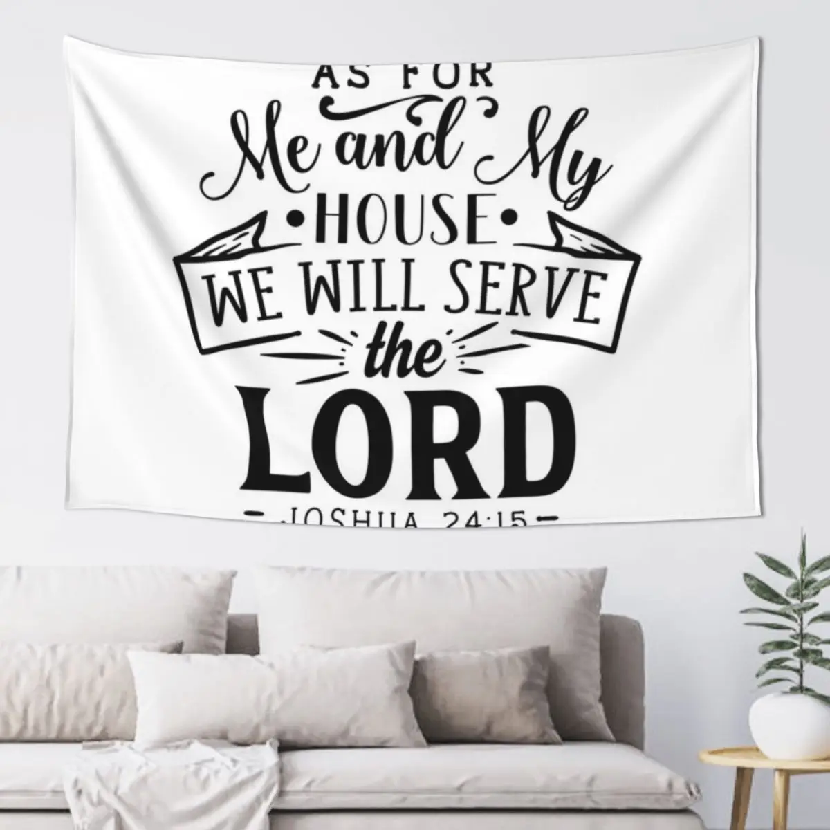 

joshua 24:15 in script Tapestry Room Aesthetic Decor Decoration For Rooms Bedroom Deco Room Decoration Aesthetic Tapestry