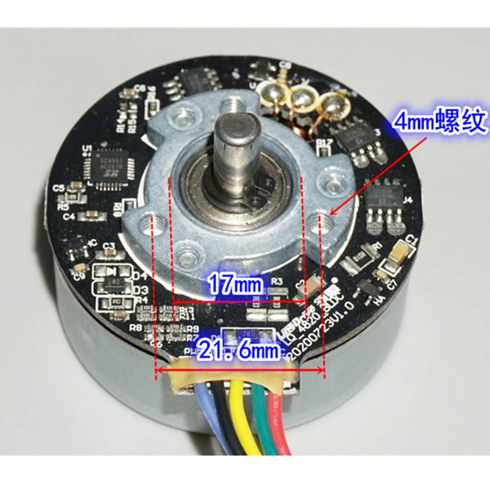 BL4820 DC12V 14.4V 24V 48mm BLDC Brushless Motor High Torque Reversible PWM Speed Regulation For Fascial gun