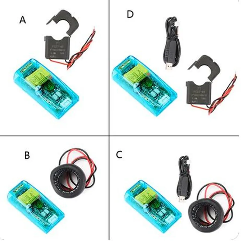 PZEM-004T 3.0 Version Communication Module TTL Modbus-RTU Power Meter Kwh Meter AC Single Phase 100A Electric Volt Amp