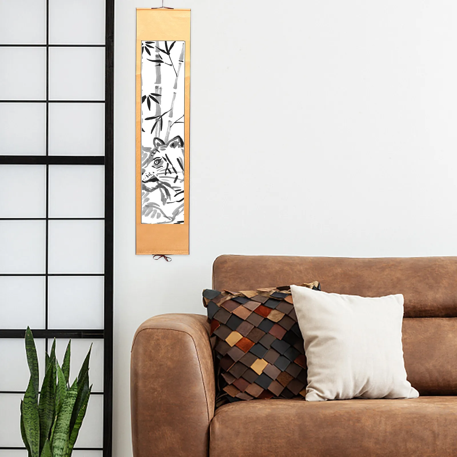 1Pcs Blank Chinese Calligraphy Scroll Paper Premium Xuan Rice Paper for Brush Painting Writing DIY Art Wall Hanging Kids