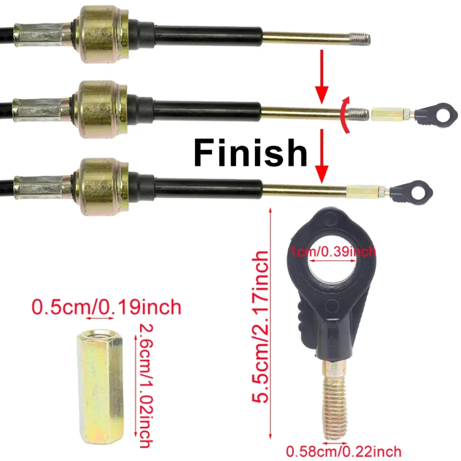 Pour Camry Corolla Yaris Avalon Highlander Rav4 câble de changement de vitesse oeillet liaison boîte de vitesses manette de vitesse levier sélecteur embout de tige